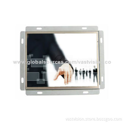 19-inch Rack-mount 4/5-resistive Touch Screen LCD Monitor, 60 to 75Hz Refresh Rate